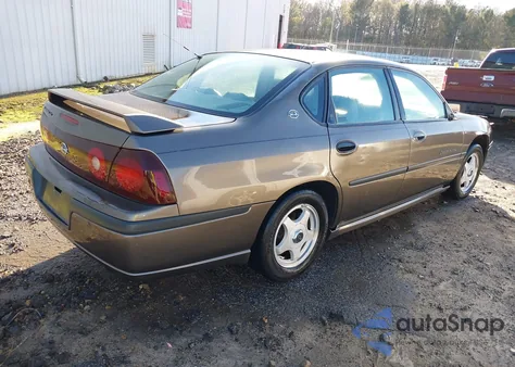 2002 Chevrolet Impala Ls из США, поврежденный, VIN 2G1WH55K229120992
